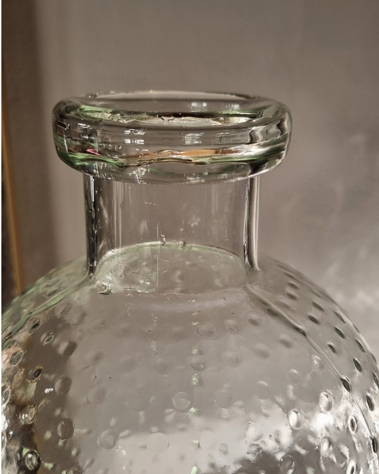 Jarrón, Florero Decorativo Cactus Vidrio Transparente