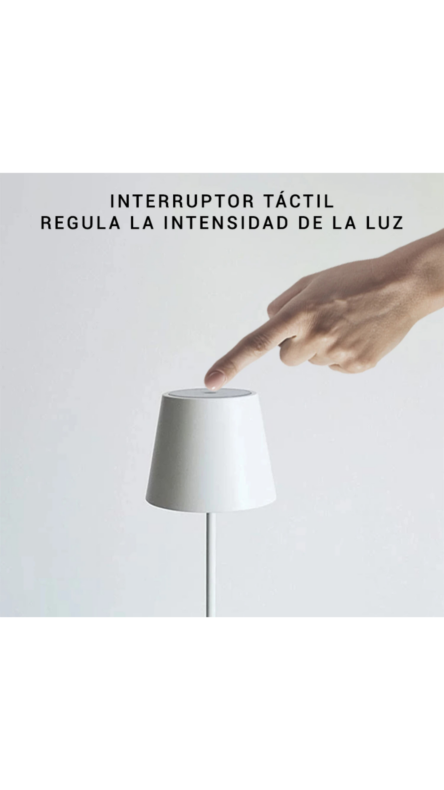 Portátil Budapest Led Inalambrica Recargable Dimerizable