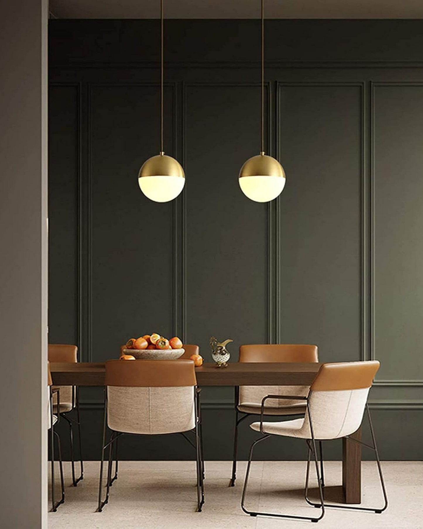 Colgante Techo Monaco Aluminio Vidrio Opal Dorado