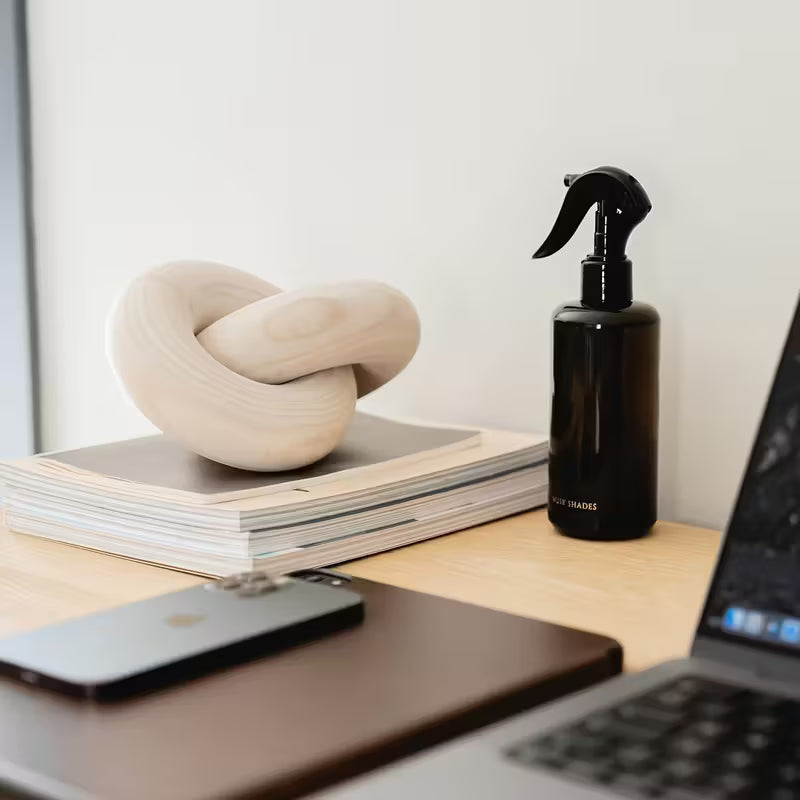 Escultura Nudo Cadena Madera Rustico Decoración