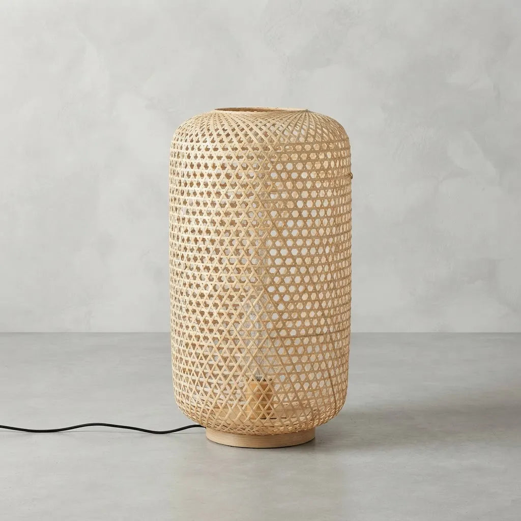 Lámpara Pie Bilbao Fibra Natural