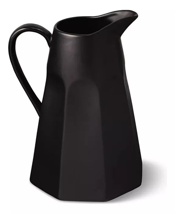 Jarrón, Florero, Jarra Negro Mate