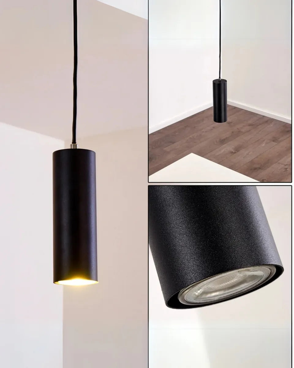 Lámpara Colgante Techo Estocolmo Cilindro Slim Estocolmo