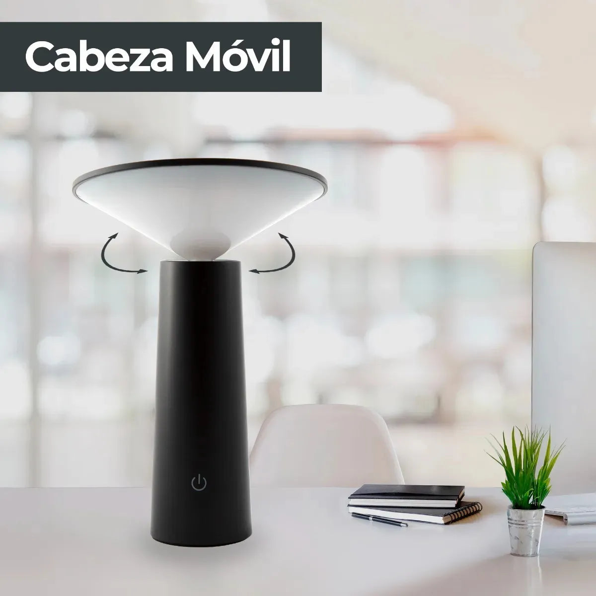 Portátil Lámpara De Mesa Bruma Zagreb, Dimerizable