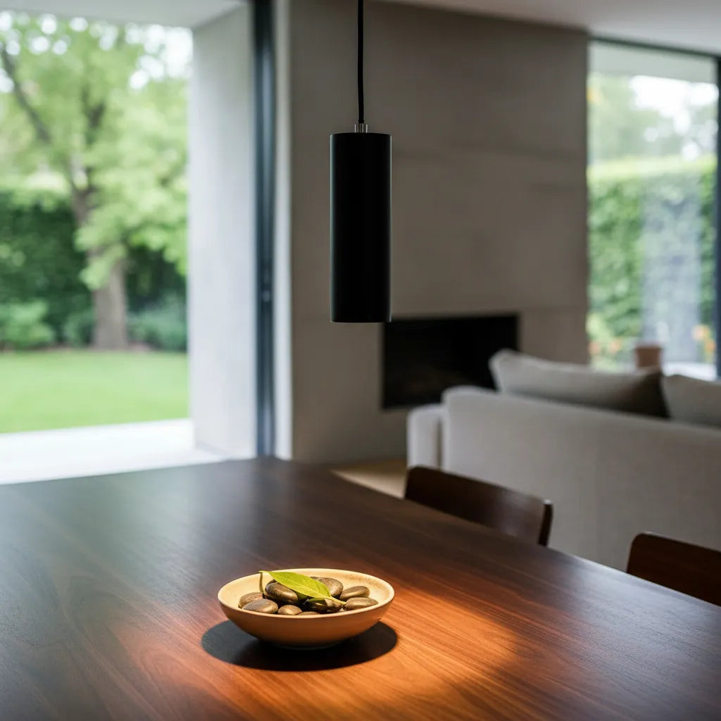 Lámpara Colgante Techo Estocolmo Cilindro Slim Estocolmo