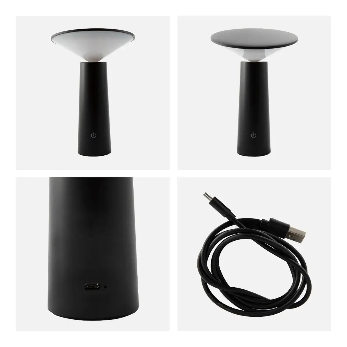 Portátil Lámpara De Mesa Bruma Zagreb, Dimerizable