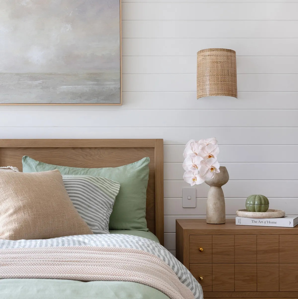 Aplique De Pared Aiko Fibra Natural