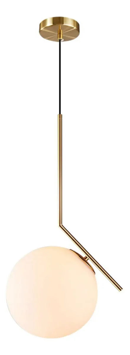 Colgante Lámpara Techo Montecarlo Globo Esfera Vidrio Opal