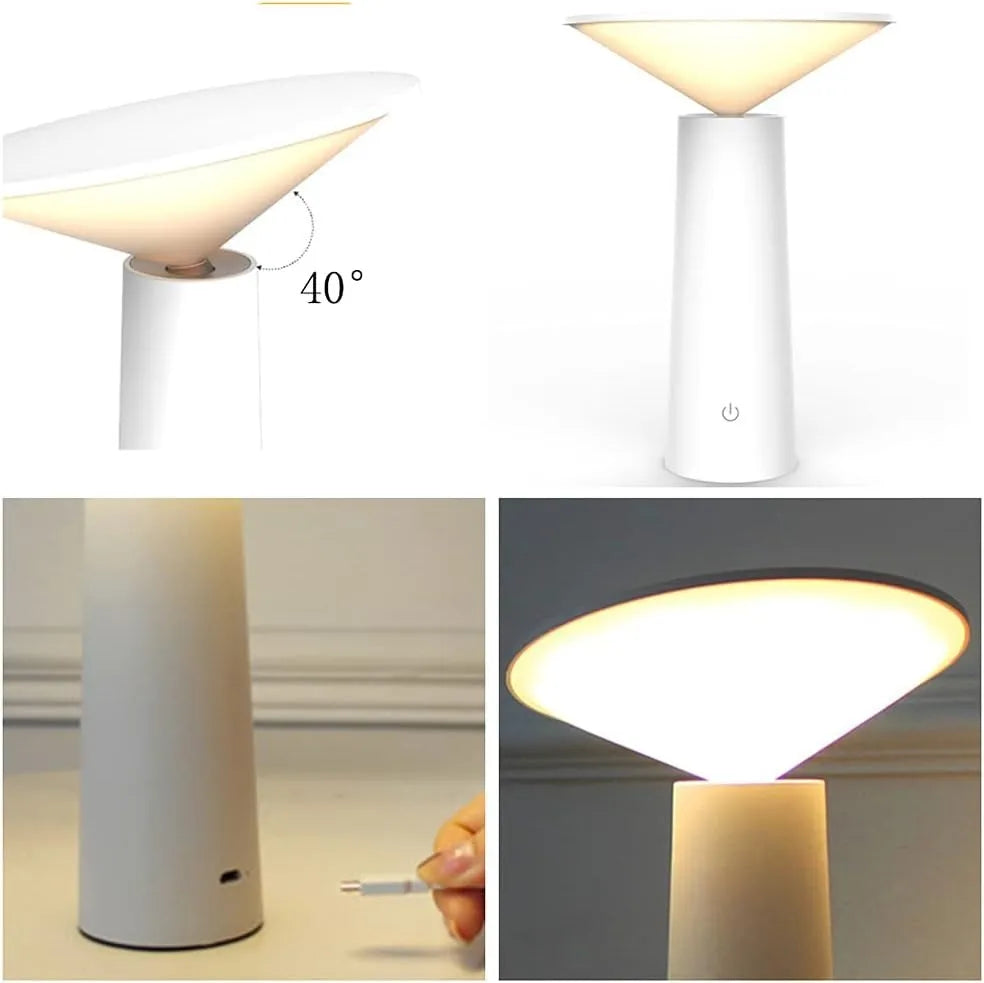 Portátil Lámpara De Mesa Bruma Zagreb, Dimerizable