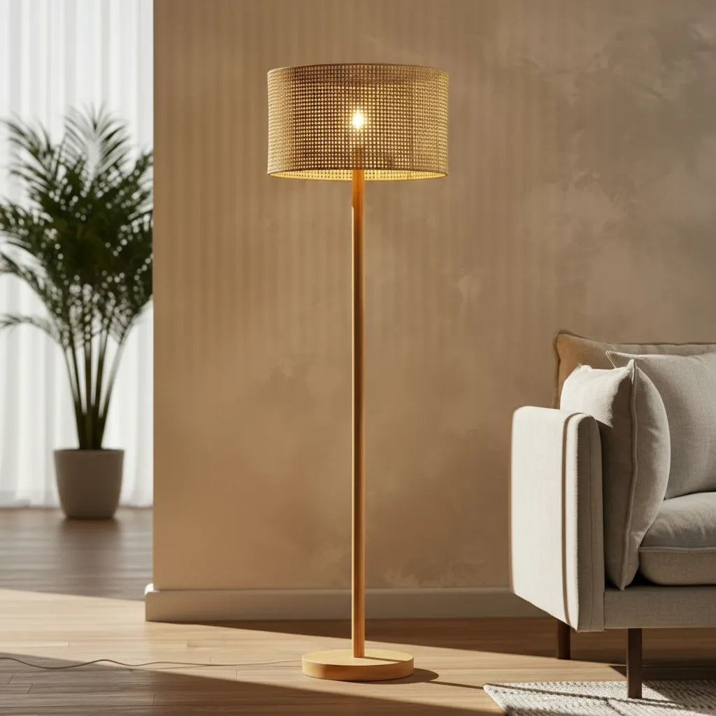 Lámpara De Pie Bruma Saiko