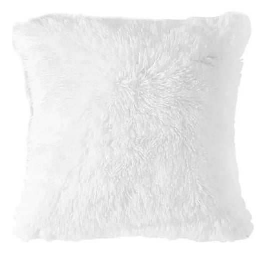 Funda De Almohadón Pelo Largo Super Suave 45x45